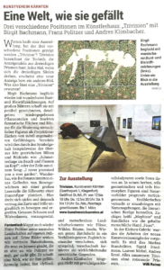 Artikel: Trivision im Kunstverein Kärnten